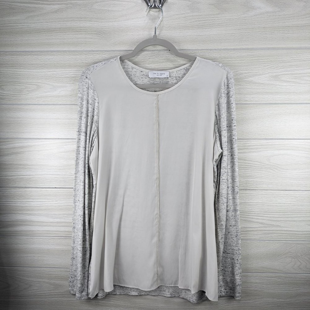 lola & sophie new york Basic Sheer Long sleeve Top - Picture 5 of 7